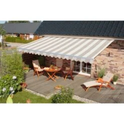 Spettmann Halbkassettenmarkise Sky Klassik 550 X 350 Cm Beige-Sand Streifen Weiß -Doppler Verkäufe 2024 838795 4502 2 5