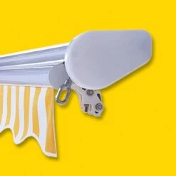 Spettmann Halbkassettenmarkise Sky Klassik 250 Cm X 200 Cm Gelb-Weiß Silber -Doppler Verkäufe 2024 838842 4502 2