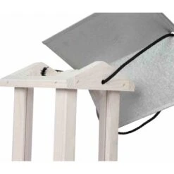 Siena Garden Futterspender Kiefer Weiß Und Silber 19 Cm X 19 Cm X 28 Cm FSC® -Doppler Verkäufe 2024 852001 1346 3