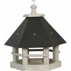 Siena Garden Vogelhaus Kiefer Hellgrau Und Anthrazit 29 Cm X 33 Cm X 35 Cm FSC®