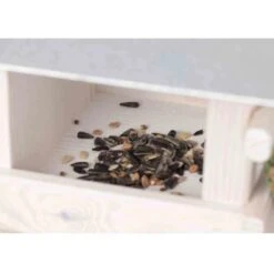 Siena Garden Vogelhaus Kiefer Weiß Und Silber 19 Cm X 26 Cm X 23 Cm FSC® -Doppler Verkäufe 2024 852015 1346 4