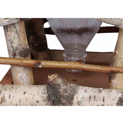 Siena Garden Vogelhaus Birke Braun Und Rot 40 Cm X 24 Cm X 20 Cm FSC® 4 Siena Garden Vogelhaus Birke Braun Und Rot 40 Cm X 24 Cm X 20 Cm FSC® – Bild 2