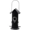 Siena Garden Futterspender Feeder Schwarz Und Silber Ø 14 Cm X 25 Cm -Doppler Verkäufe 2024 852209 1346 1