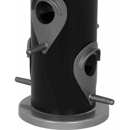 Siena Garden Futterspender Feeder Schwarz Und Silber Ø 14 Cm X 25 Cm 6 Siena Garden Futterspender Feeder Schwarz Und Silber Ø 14 Cm X 25 Cm – Bild 4