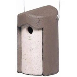 Schwegler Nisthöhle Holzbeton Zum Hängen Grau 18 Cm X 17 Cm X 26 Cm