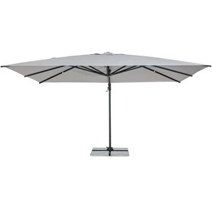 Bizzotto Ampelschirm Ines 3 M X 4 M Dunkelgrau 17 Bizzotto Ampelschirm Ines 3 M X 4 M Dunkelgrau – Bild 15