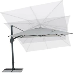 Bizzotto Ampelschirm Ines 3 M X 4 M Dunkelgrau 24 Bizzotto Ampelschirm Ines 3 M X 4 M Dunkelgrau -Doppler Verkäufe 2024 867244 11003200 7