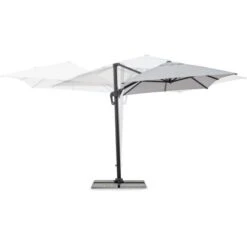 Bizzotto Ampelschirm Ines 2 M X 3 M Anthrazit-Hellgrau -Doppler Verkäufe 2024 867264 11003200 3