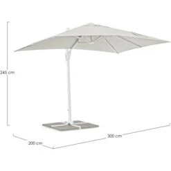 Bizzotto Ampelschirm Eden 2 M X 3 M -Doppler Verkäufe 2024 867269 11003200 9