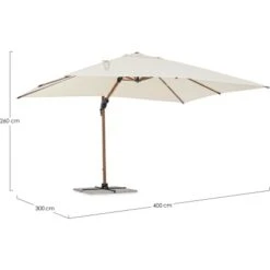 Bizzotto Ampelschirm Orion 3 M X 4 M 27 Bizzotto Ampelschirm Orion 3 M X 4 M -Doppler Verkäufe 2024 867273 11003200 12