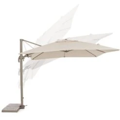Bizzotto Ampelschirm Saragozza 3 M X 3 M Sand -Doppler Verkäufe 2024 867351 11003200 4