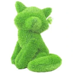 AniPlants Gatenfigur Fuchs Sitzend 35 Cm Grün