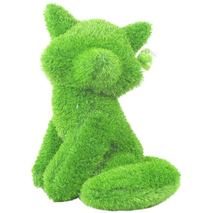 AniPlants Gatenfigur Fuchs Sitzend 35 Cm Grün 3 AniPlants Gatenfigur Fuchs Sitzend 35 Cm Grün