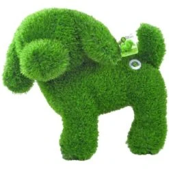 AniPlants Gatenfigur Hund Pinkelnd 50 Cm Grün