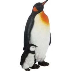 Deko-Figur Pinguin Mit Kind 28 Cm