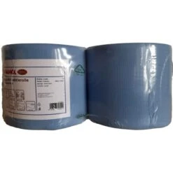 Adamol Putzpapier-Rolle Blau, 2-lagig 2er Set Saugstark Und Reißfest