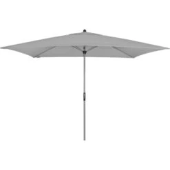 Doppler Marktschirm 260 Cm X 294 Cm Hellgrau Mit Kurbelmechanik