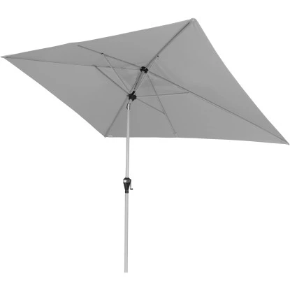 Doppler Marktschirm 260 Cm X 294 Cm Hellgrau Mit Kurbelmechanik 4 Doppler Marktschirm 260 Cm X 294 Cm Hellgrau Mit Kurbelmechanik – Bild 2