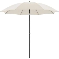 Doppler Marktschirm Ø 208 Cm Natur Mit Handöffner