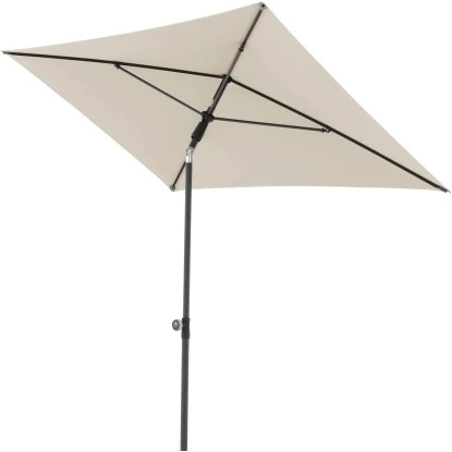 Doppler Marktschirm 120 Cm X 200 Cm Natur Mit Handöffner 4 Doppler Marktschirm 120 Cm X 200 Cm Natur Mit Handöffner – Bild 2