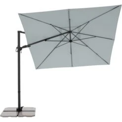 Derby Kurbel-Pendelschirm DX Ca. 276 Cm X 276 Cm Hellgrau -Doppler Verkäufe 2024 9003034319927 1948 S 03
