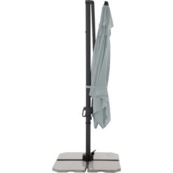 Derby Kurbel-Pendelschirm DX Ca. 276 Cm X 276 Cm Hellgrau -Doppler Verkäufe 2024 9003034319927 1948 S 04