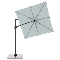 Derby Kurbel-Pendelschirm DX Ca. 210 Cm X 210 Cm Hellgrau 10 Derby Kurbel-Pendelschirm DX Ca. 210 Cm X 210 Cm Hellgrau -Doppler Verkäufe 2024 9003034319965 1948 S 04