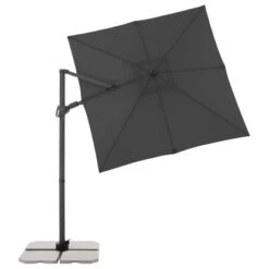 Derby Kurbel-Pendelschirm DX Ca. 210 Cm X 210 Cm Anthrazit -Doppler Verkäufe 2024 9003034319989 1948 S 03