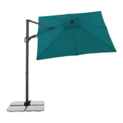 Derby Kurbel-Pendelschirm DX Ca. 210 Cm X 210 Cm Petrol -Doppler Verkäufe 2024 9003034319996 1948 S 03