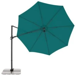 Derby Kurbel-Pendelschirm DX Ca. 332 Cm X 332 Cm Petrol 10 Derby Kurbel-Pendelschirm DX Ca. 332 Cm X 332 Cm Petrol -Doppler Verkäufe 2024 9003034320350 1948 S 04