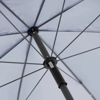 Derby Marktschirm Ø 165 Cm Blau-Mix Mit Handöffner 6 Derby Marktschirm Ø 165 Cm Blau-Mix Mit Handöffner – Bild 4