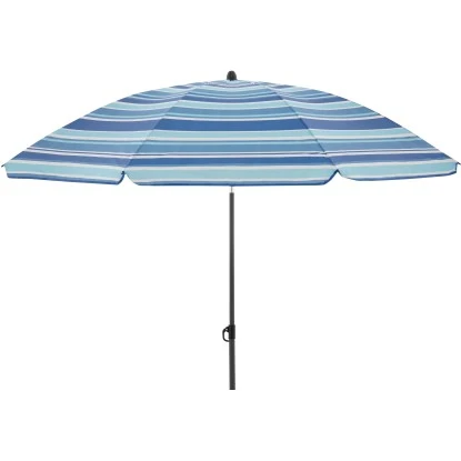 Derby Marktschirm Ø 165 Cm Blau-Mix Mit Handöffner 3 Derby Marktschirm Ø 165 Cm Blau-Mix Mit Handöffner