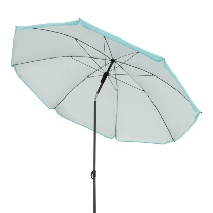 Derby Marktschirm Ø 165 Cm Hellblau Mit Handöffner 4 Derby Marktschirm Ø 165 Cm Hellblau Mit Handöffner – Bild 2