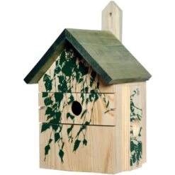 Dobar Nistkasten Camouflage Design Natur/Grün