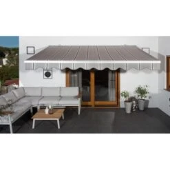 Wismar Gelenkarmmarkise Silber M. Kurbelbed. 300 X 200 Cm Stoff Grau-Schwarz 8 Wismar Gelenkarmmarkise Silber M. Kurbelbed. 300 X 200 Cm Stoff Grau-Schwarz -Doppler Verkäufe 2024 909868 2354 3