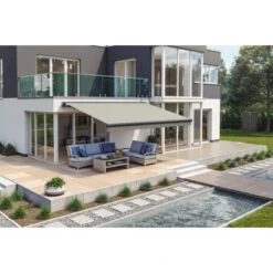 Wismar Teilhülsenmarkise Anthrazit M. Kurbelbed. 250 X 150 Cm Stoff Grau-Schwarz -Doppler Verkäufe 2024 911534 2354 3