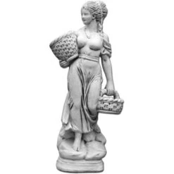 Orbis Gartendekoration Figur Dona Patiniert Beton 136 Cm X 37 Cm X 16 Cm