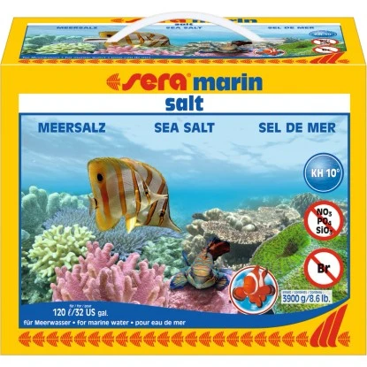 Sera Salzwasser-Aquarium Meersalz Marin Salt 3.900 G 3 Sera Salzwasser-Aquarium Meersalz Marin Salt 3.900 G