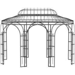 Eleo Pavillon Verona Pulverbeschichtet Schwarz