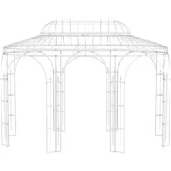 Eleo Pavillon Verona Pulverbeschichtet Weiß