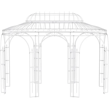 Eleo Pavillon Verona Pulverbeschichtet Weiß 3 Eleo Pavillon Verona Pulverbeschichtet Weiß