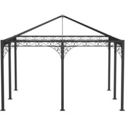 Eleo Pavillon Palermo Pulverbeschichtet Schwarz