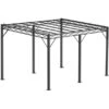 Eleo Pergola Sicilia 252,2 Cm X 408 Cm X 304 Cm Pulverbeschichtet Schwarz