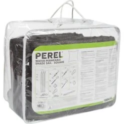 Perel Sonnensegel Quadratisch Wasserdurchlässig 5 X 5 M Dunkelgrau -Doppler Verkäufe 2024 948719 1717 3