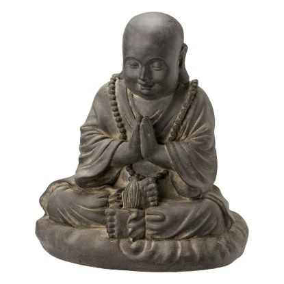 Buddha Lachend Sitzend 35 Cm Schwarz 3 Buddha Lachend Sitzend 35 Cm Schwarz
