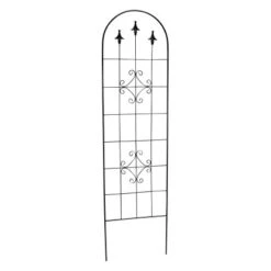 Rank-Spalier Bogen 180 Cm X 48 Cm X 1 Cm Dunkelgrau