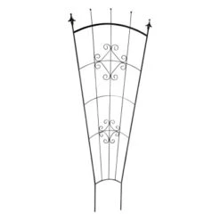 Rank-Spalier Fächer 180 Cm X 75 Cm X 1 Cm Dunkelgrau