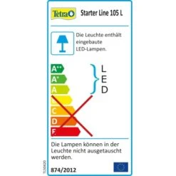 Tetra Starter Line Abdeckung 105 L -Doppler Verkäufe 2024 D105LAbdeckung EnergyLabel