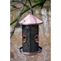 Dobar XXL Futterspender Mit Gitterröhre 20 Cm X 20 Cm X 32 Cm Metall -Doppler Verkäufe 2024 FutterspenderFuttersilo 02