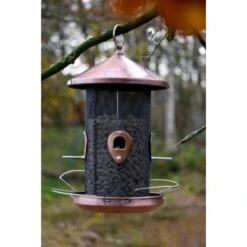 Dobar XXL Futterspender Mit Gitterröhre 20 Cm X 20 Cm X 32 Cm Metall -Doppler Verkäufe 2024 FutterspenderFuttersilo 04